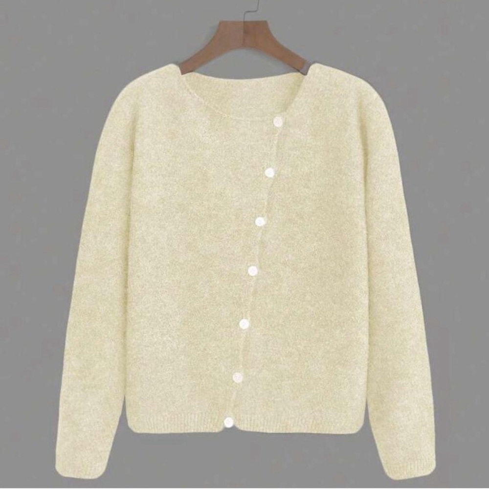 Shein Cream Cardigan
